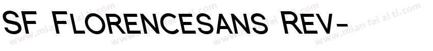 SF Florencesans Rev字体转换